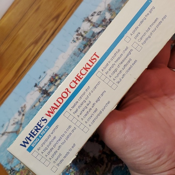 Where's Waldo Being a Pirate Jigsaw Puzzle 100 Pieces Vintage 1991 - Picture 6 of 11